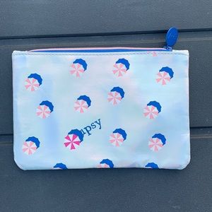 3FOR$15 IPSY Shiny Holo Beach Umbrella Makeup Bag
